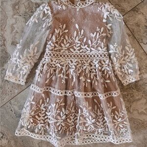 Ivy City MINI SICILY DRESS WITH LONG SLEEVE